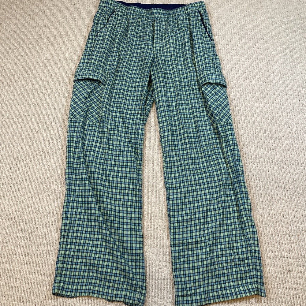 Aerie Women's Medium Flannel Cargo Skater Pajama Pant Plaid
